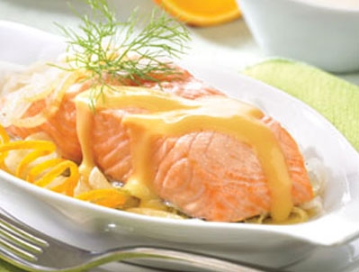 Salmon and Fennel with Orange Sauce